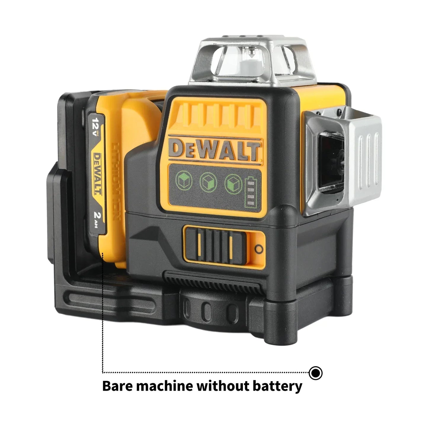 Livella laser DeWalt DW089LG a 360° — strumento di misurazione laser per edilizia, laser professionale con grado di precisione elevato, senza fili/ricaricabile
