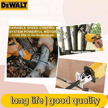 Dewalt 2800 RPM 3999 W Sega Elettrica Brushless 20 V — Sega reciproca cordless per taglio di metallo, legno e tubi, utensile elettrico potente