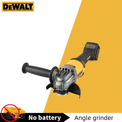 Smerigliatrice angolare DEWALT 20V MAX* con interruttore a paletta, modello DCG416B — smerigliatrice angolare wireless brushless da 125 mm, 9000 RPM, alimentata a batteria al litio, ideale per taglio e lucidatura.